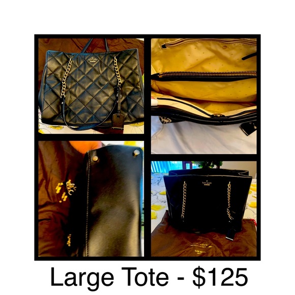 Kate Spade Black Tote - Picture 1 of 2